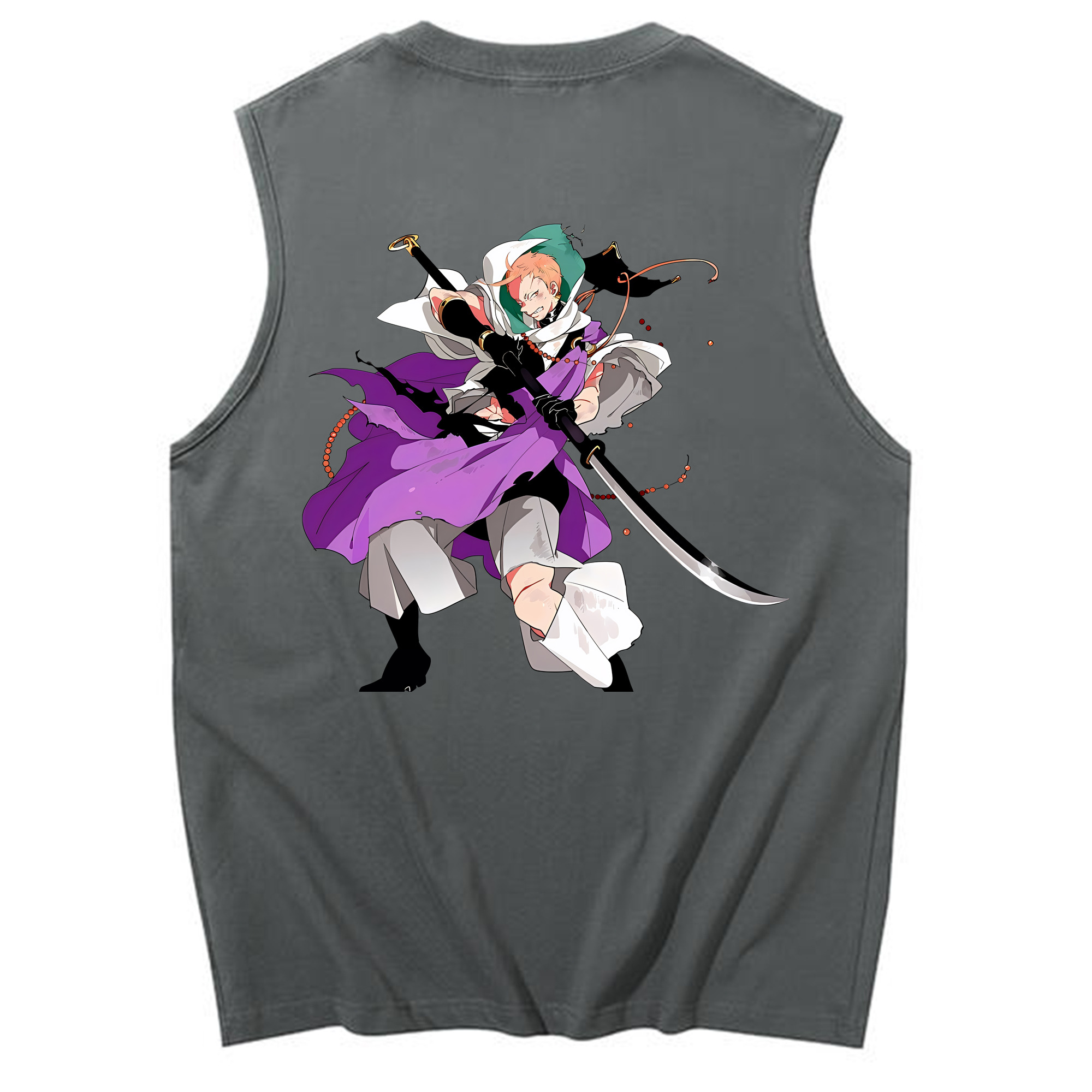 （画像用） 刀剣乱舞 Touken Ranbu コットン100％タンクトップ（背面プリント）